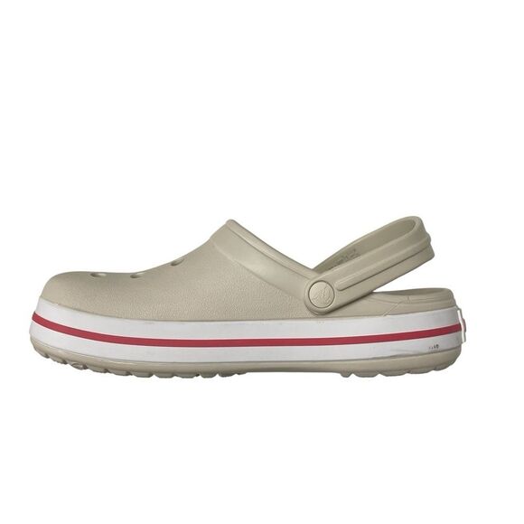 CROCS Crocband Cream and Pink Water Shoes with Ventilation Holes Size 9 women’s - Picture 3 of 8